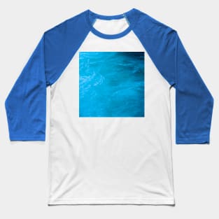 Blue Ocean Waves Baseball T-Shirt